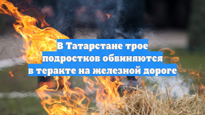 В Татарстане трое подростков обвиняются в теракте на железной дороге