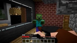 КАК НУБУ И ПРО ВЫЖИТЬ В ЗОМБИ ГОРОДЕ ? МАЙНКРАФТ АПОКАЛИПСИС MINECRAFT