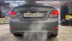 УСТАНОВКА УПРАВЛЯЕМОГО ВЫХЛОПА НА ХЕНДАЙ СОЛЯРИС В ТУЛЕ