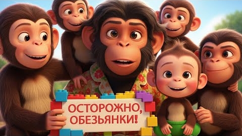 Осторожно Обезьянки! | В Каждом Маленьком Ребёнке | Мультики Для Детей смотреть онлайн