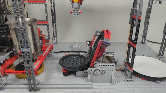 Building a LEGO Waffle Factory | Строим вафельную фабрику LEGO смотреть онлайн