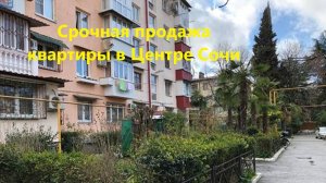 Обзор квартиры на продажу в центре Сочи. 8-918-404-51-93