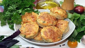 Кексы из кабачков с сыром и творогом