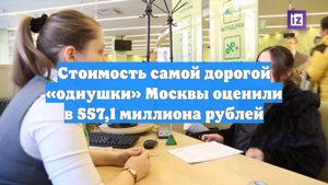 Стоимость самой дорогой «однушки» Москвы оценили в 557,1 миллиона рублей