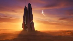 TWIN MOONS ｜ Dark Dystopian Ambient ｜ Alien World Soundscape ｜ Dystopian Ambience, Background-