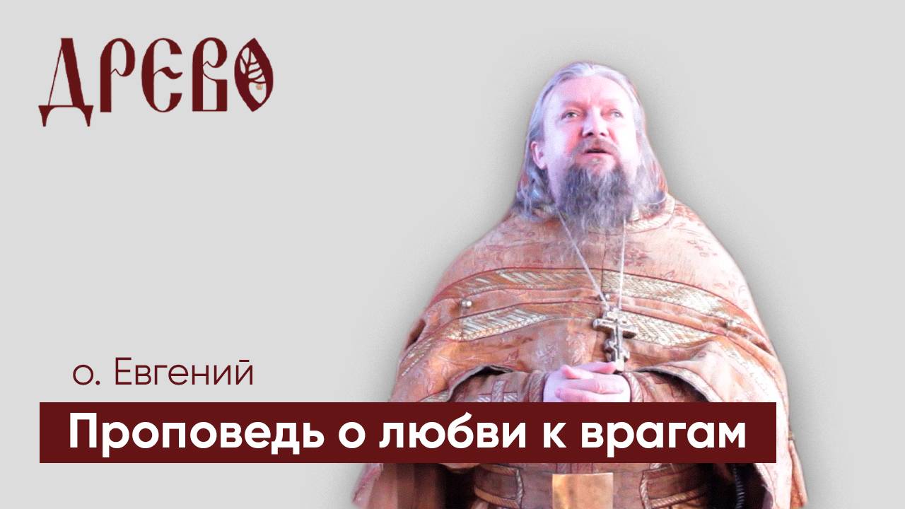 Проповедь_о_любви_к_врагам /// иерей Евгений Гуреев смотреть онлайн