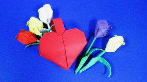 Как сделать корзинку-сердце из бумаги DIY бумажная корзинка-сердце