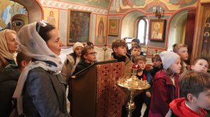 Школа "МОРОЗКО" на экскурсии в музее и Школе Иконописи при Храме Святителя Николая Чудотворца