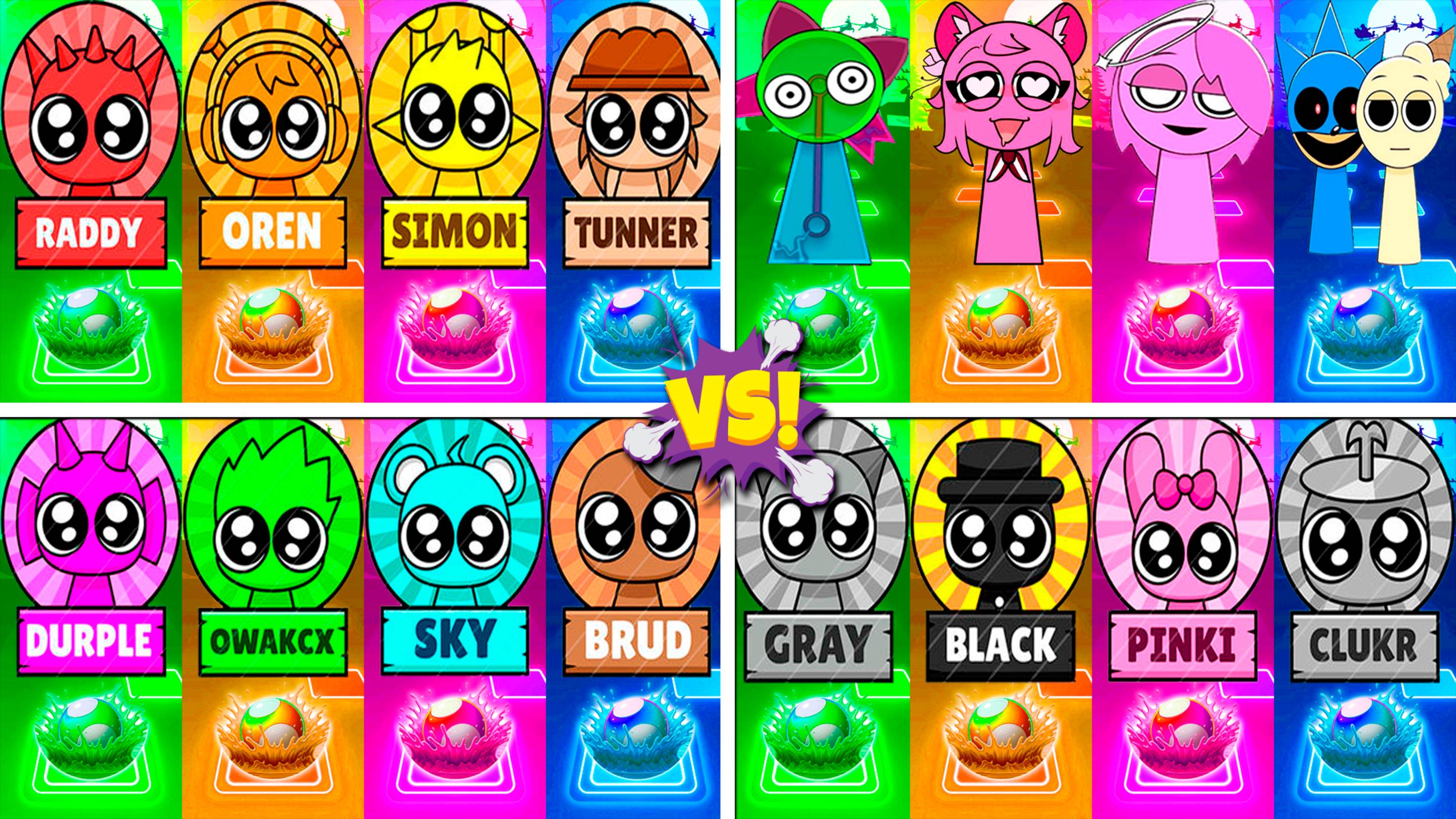 ВСЕ СПРУНКИ МЕГАМИКС 109-112 уровни - Мультики про Спрунке | МУЛЬТФИЛЬМЫ SPRUNKI в Tiles Hop смотреть онлайн