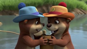 Мультфильм для детей. Бобры и потерянные инструменты