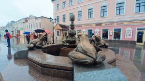 Лягушки фонтан в Казани. Йошкар-Ола октябрь 2025