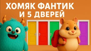 Хомяк Фантик выбирается из лабиринта времени. Хомяк Фантик и 5 дверей.