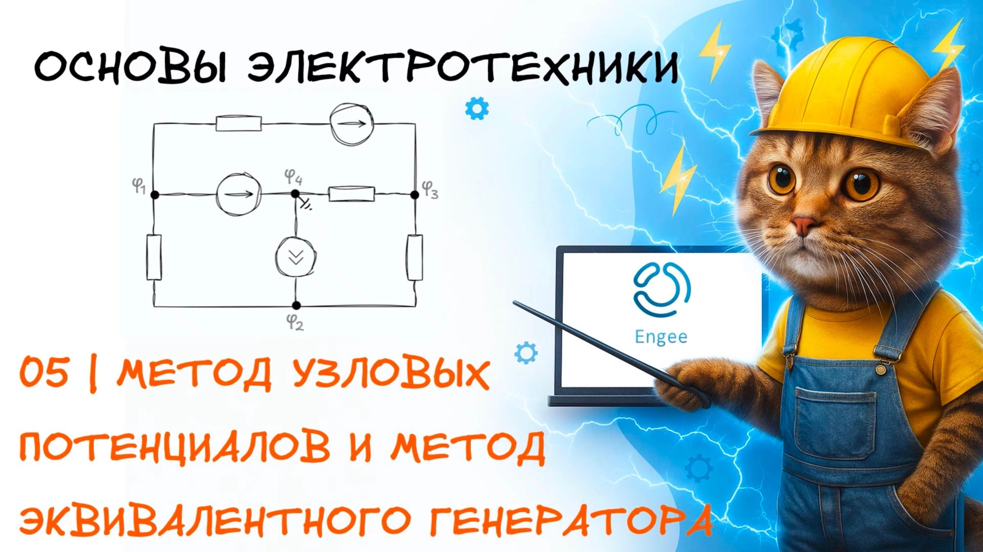 Основы электротехники. 5. Метод узловых потенциалов. Метод эквивалентного генератора