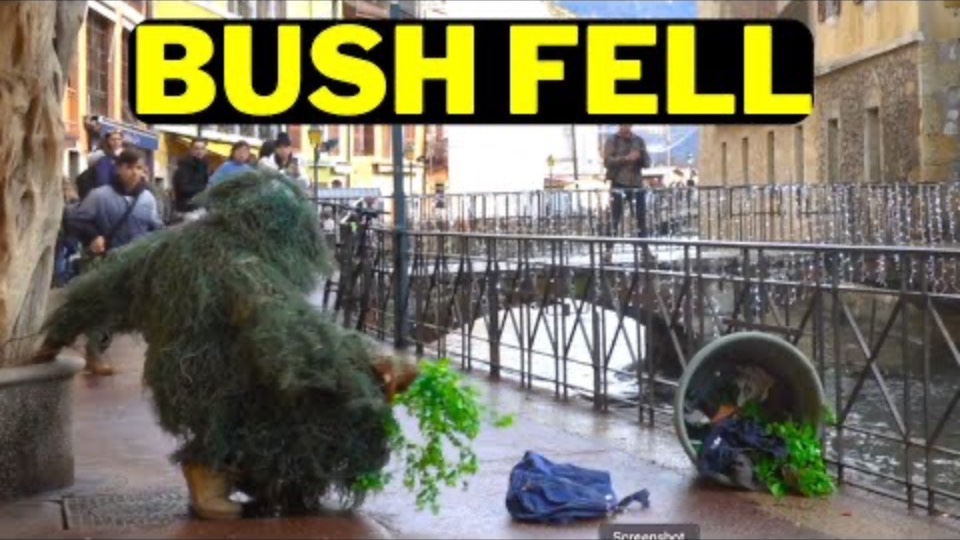 BUSHMAN PRANK FUNNY VIDEOS (WENT WRONG BUSH) SO #FUNNY смотреть онлайн