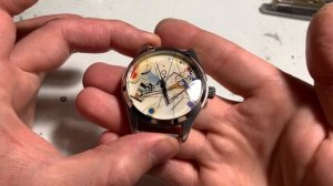 Дмитрий Бродниковский-часы Ракета Авангард Кандинский сапфир+сталь