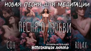 Волшебная тетрадь. "Непознавшая любовь". Новая песня о любви. Музыка для медитации перед сном.
