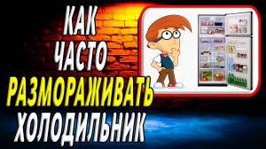 Как часто нужно размораживать холодильник