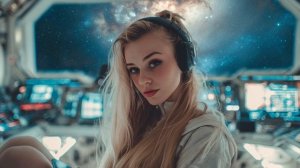 Galaxy in Her Eyes | Beautiful Sci-Fi Music for Stargazing (Space Rock & Synthwave)