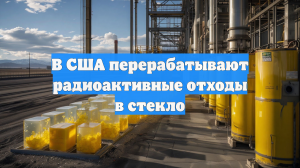 В США перерабатывают радиоактивные отходы в стекло