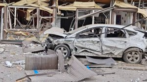 Торговые павильоны пострадали от атаки украинских БПЛА в Батайске