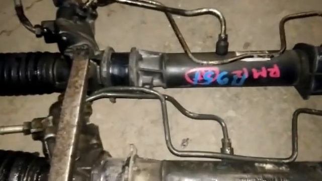 замена рулевой рейки от Liberty на Rnessa