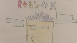 Рисуем плокат ROBLOX