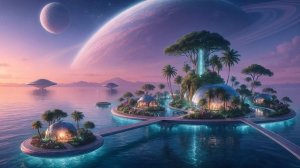Utopia Afloat | Sci-Fi Ambient for Relaxing | 2 hours-