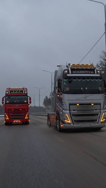 Volvo FH 500 зимний видос смотреть онлайн