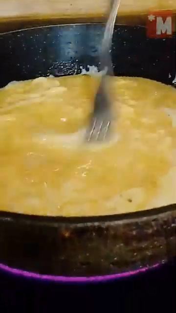 Как сделать быстрый и пышный омлет