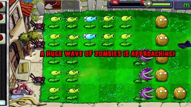 Прохожу мини игру в PVZ 1 "Рулетка растений дня"