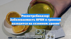 Роспотребнадзор: Заболеваемость ОРВИ и гриппом находится на сезонном уровне