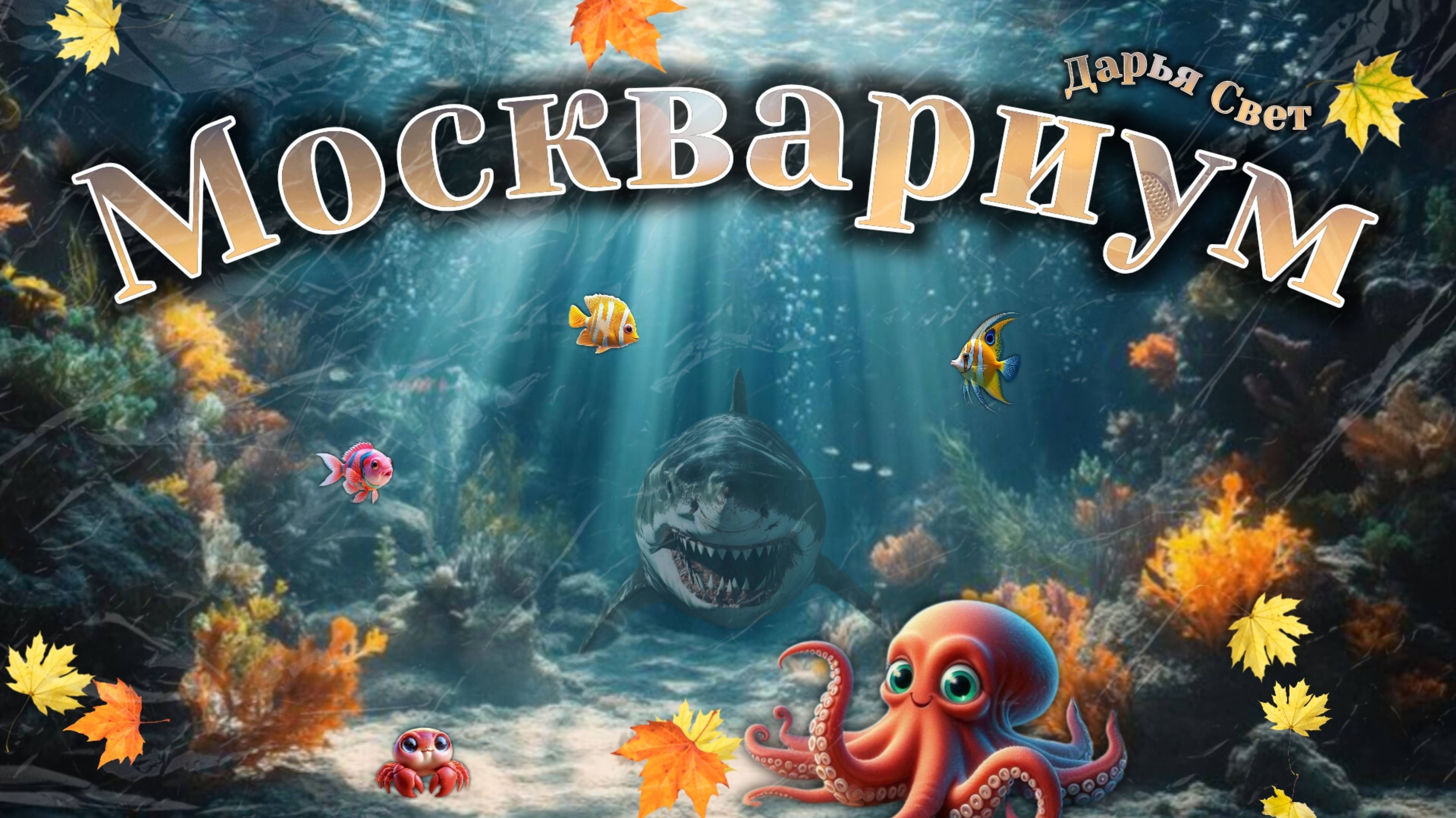 Кормление акул. Мурена. Черепаха Бисса. Групер. Попытка накормить акулу. Москвариум. Октябрь 2025