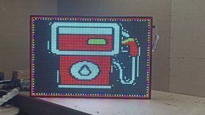 Бегущая строка для АЗС 99х67х5 см RGB wi-fi