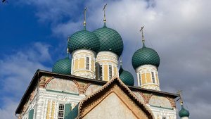 Перенос иконы Спаса Всемилостивого в Воскресенском соборе г. Тутаев Крестный ход, октябрь 2025 год.