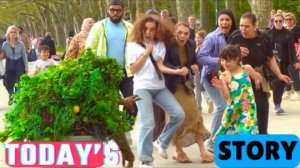 MOST FUNNIEST MOMENT CAUGHT ON CAMERA, FACE OFF WITH  BUSHMAN