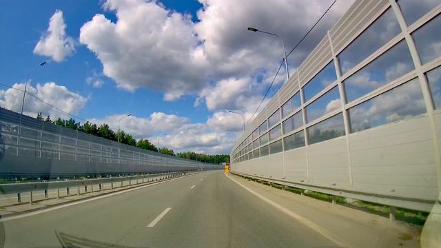 Движение на автомобиле из посёлка Боровский до СНТ "Лесные Зори" и обратно