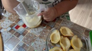 Десерт ПП. Груши с творогом