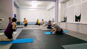 тренировка с гантелями