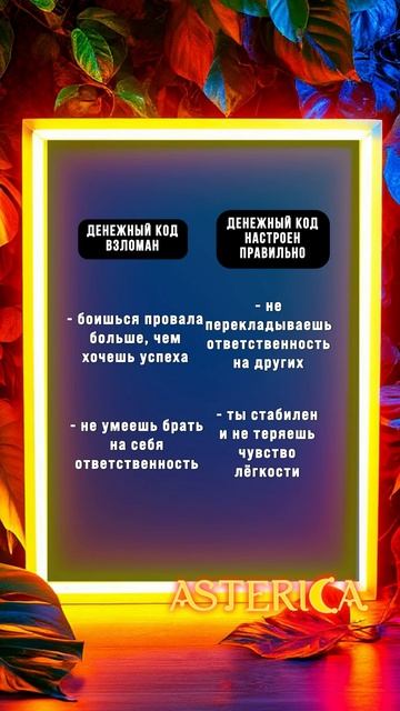 Деньги любят порядок