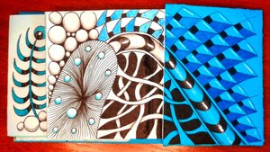 Подводный мир из танглов 8