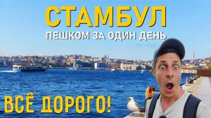 Стамбул за один день! Пешая прогулка по главным достопримечательностям. Цены в кафе и на экскурсии