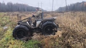 Вездеход чебуратор 4х4 с новой трансмиссией без ремней и цепей