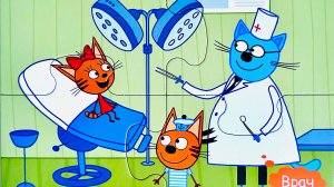 пазлы 🧩 три кота. Видео для детей 🩷