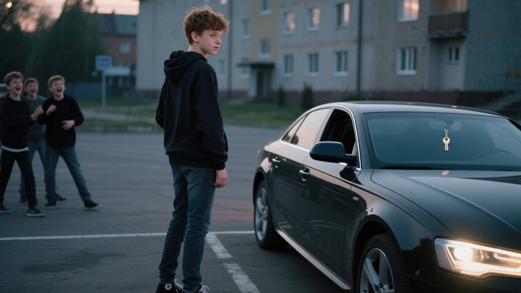 Подростковая поездка с погоней: 14-летний школьник угнал Audi в Ленобласти смотреть онлайн