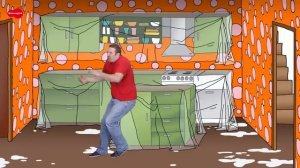 Rooms in the House for Steve and Maggie _ Colours for Kids _ Story for Children