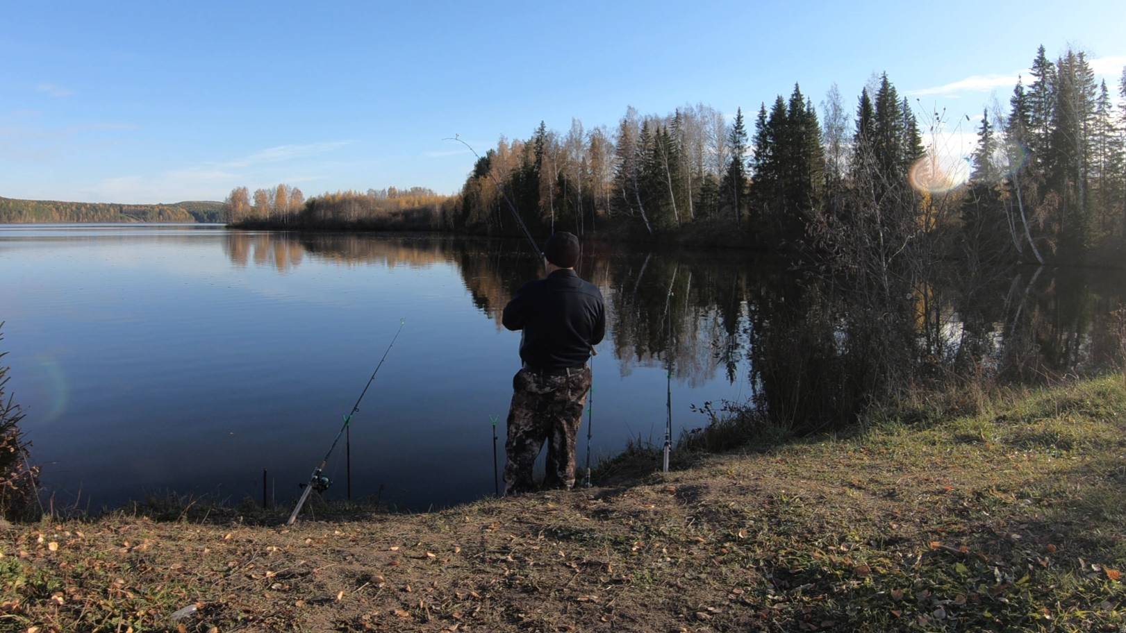 Закрытие сезона летней рыбалки.
