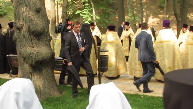 Владимир Путин в Киеве. 27 июля 2013. Владимирская горка.