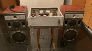 Ламповый усилитель Прибой 50-УМ-204С. Проверка работы