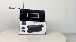 Беспроводная Bluetooth-колонка с питанием от солнечной батареи.