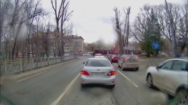 Поездка по улицам Тюмени и в посёлок Боровский на УАЗ Буханка